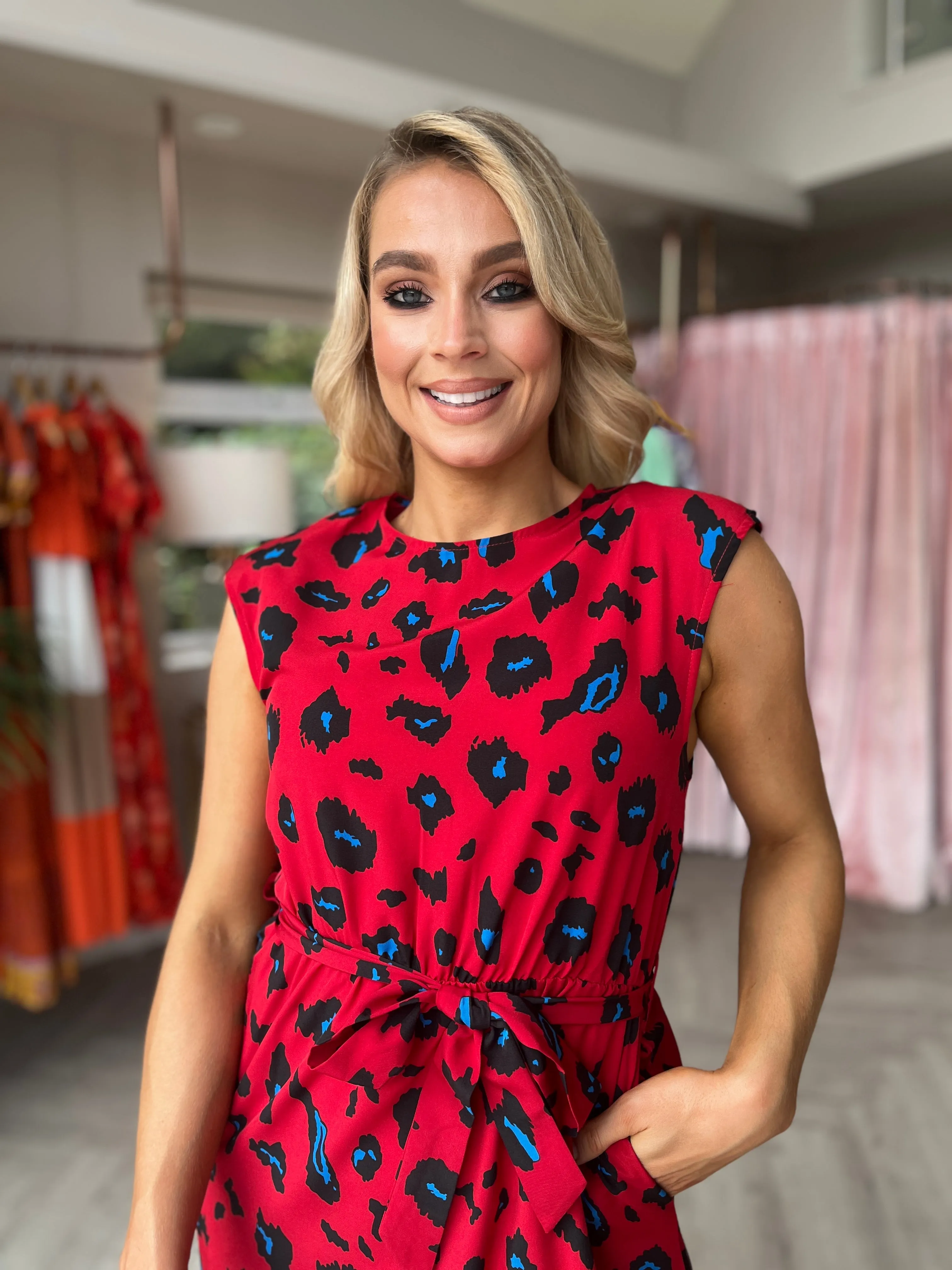 Amay Red Dress