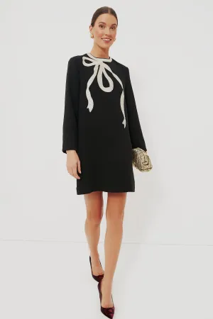 Black Bow Mini Jamie Dress