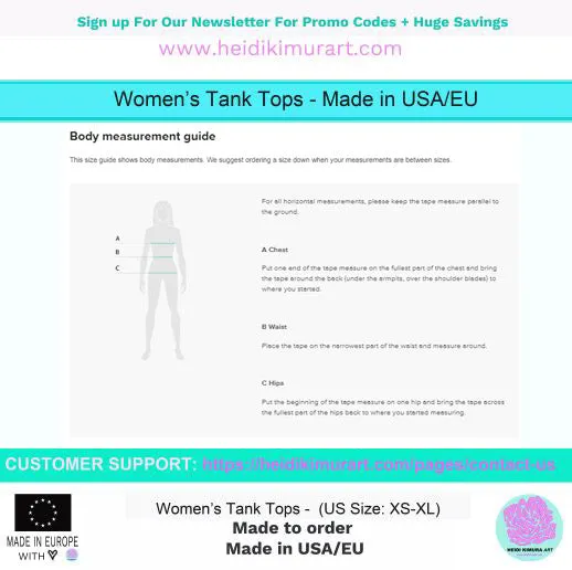 Cow Print Ladies Tank, Comfy Stretchy Soft Crew Neck Fitted Women's Tank Top, Made in USA