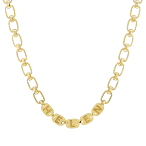 Custom Chain Link Name Necklace