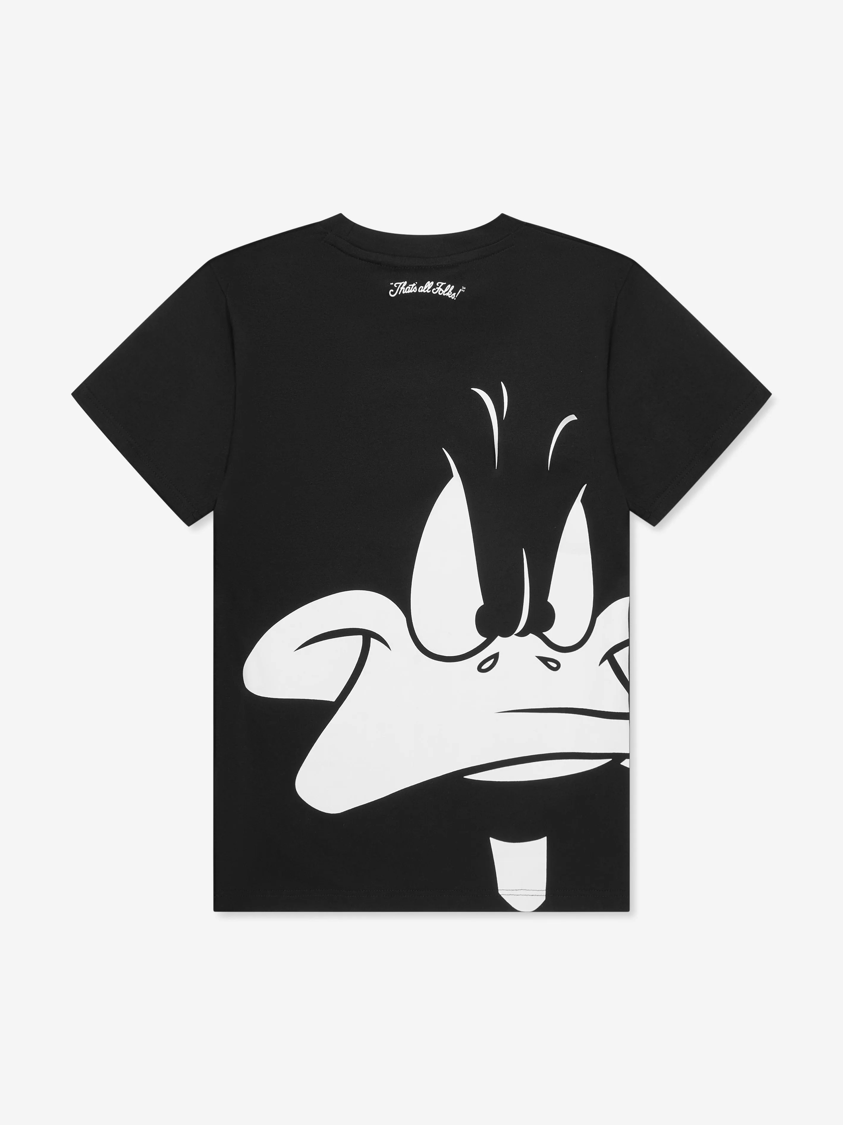 DKNY Girls Looney Tunes Daffy Duck Dress in Black