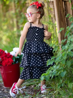 Girls Be Brave, Be Bold Polka Dot Dress