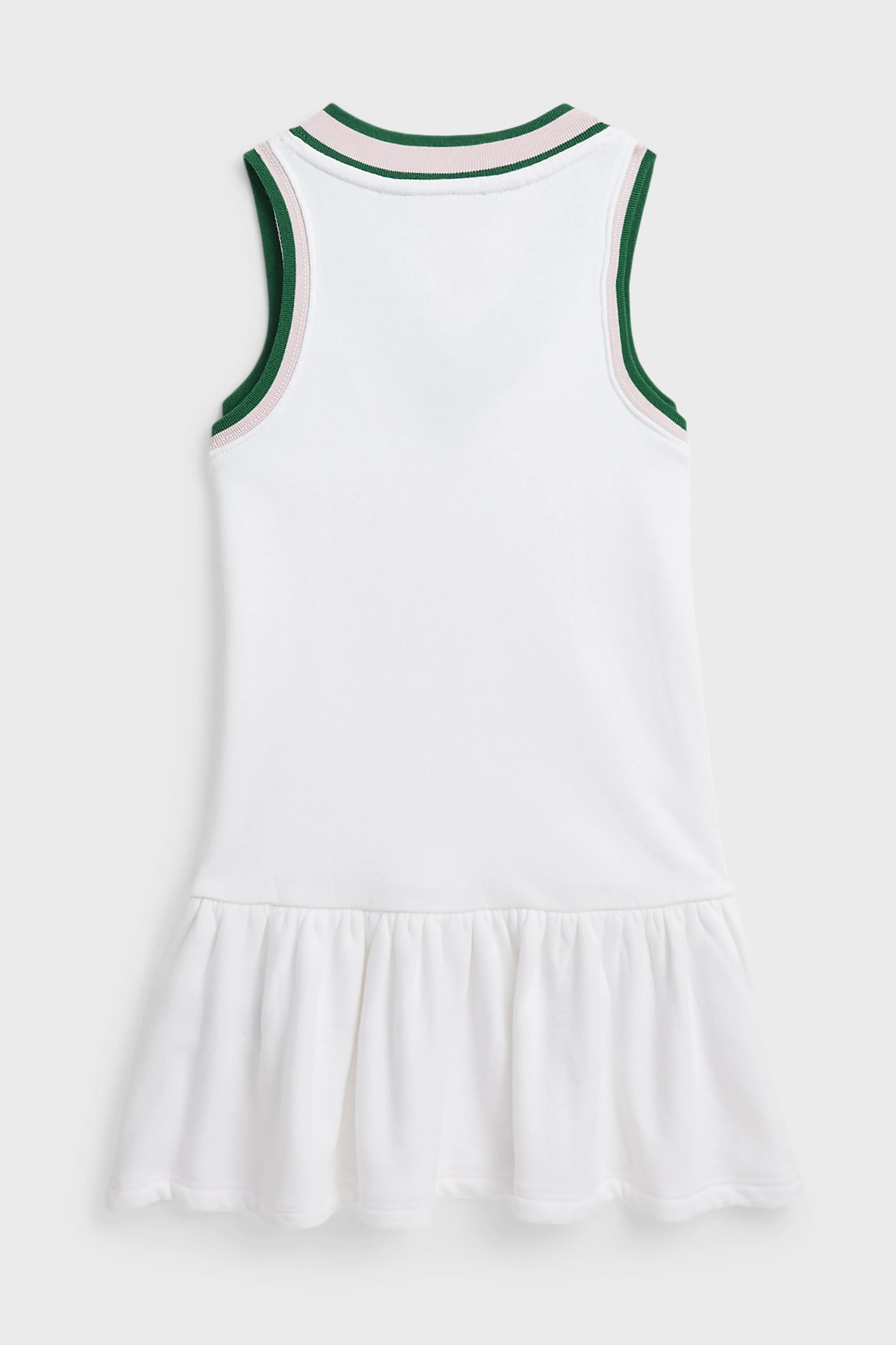 Girls Cricket-Stripe Cotton Terry Dress