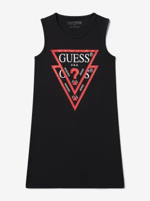 Guess Girls Sleeveless Logo Dress