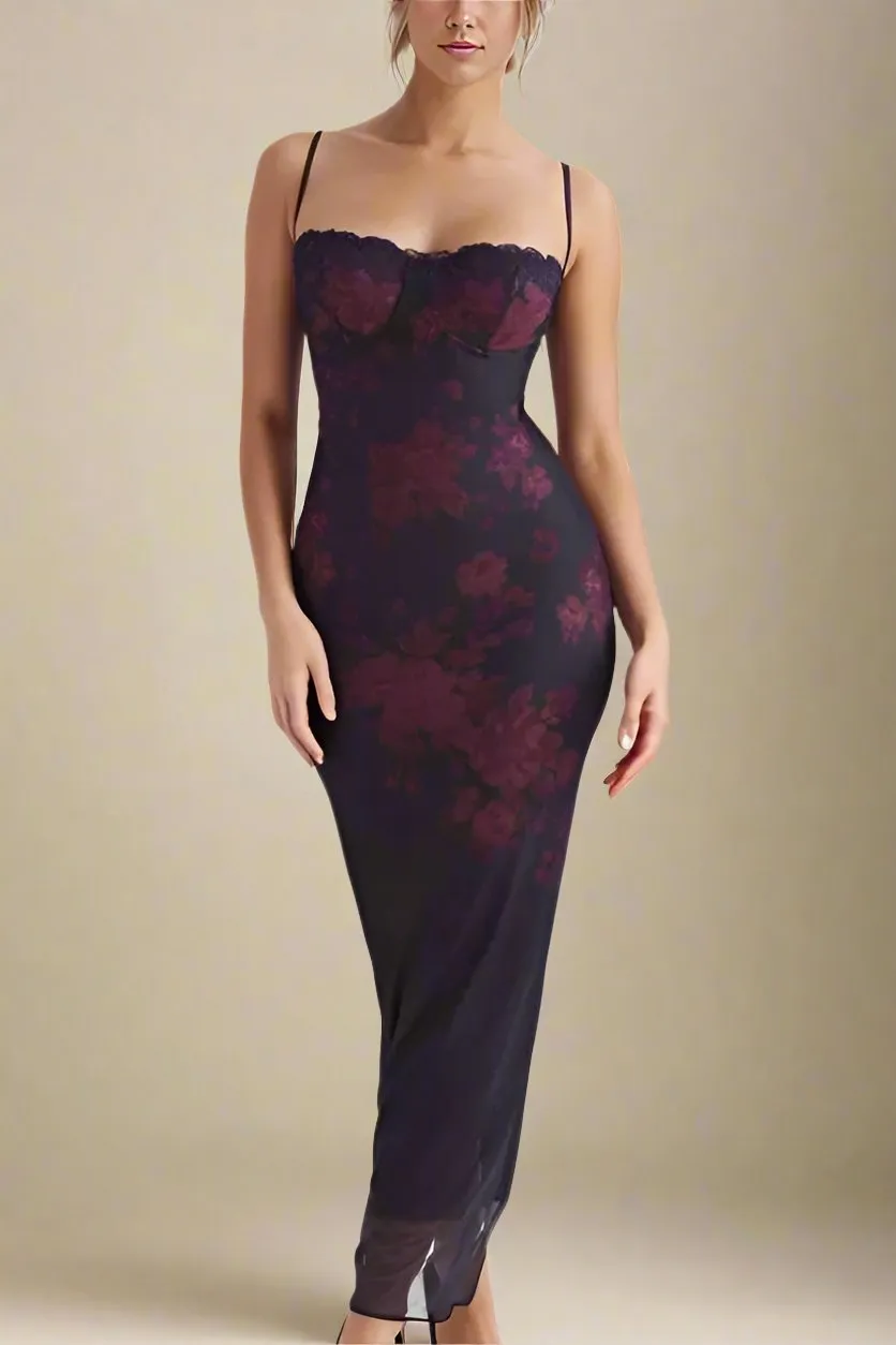 Harmony Bodycon Midi Dress - Classic Black