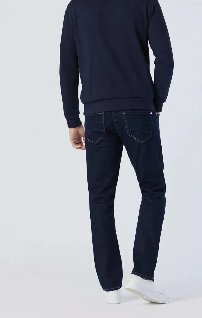 MAVI Zach Reg Rise Straight Leg Jean (Feather Blue)