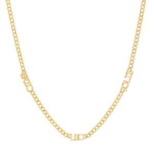 Mini Name Cuban Chain Necklace