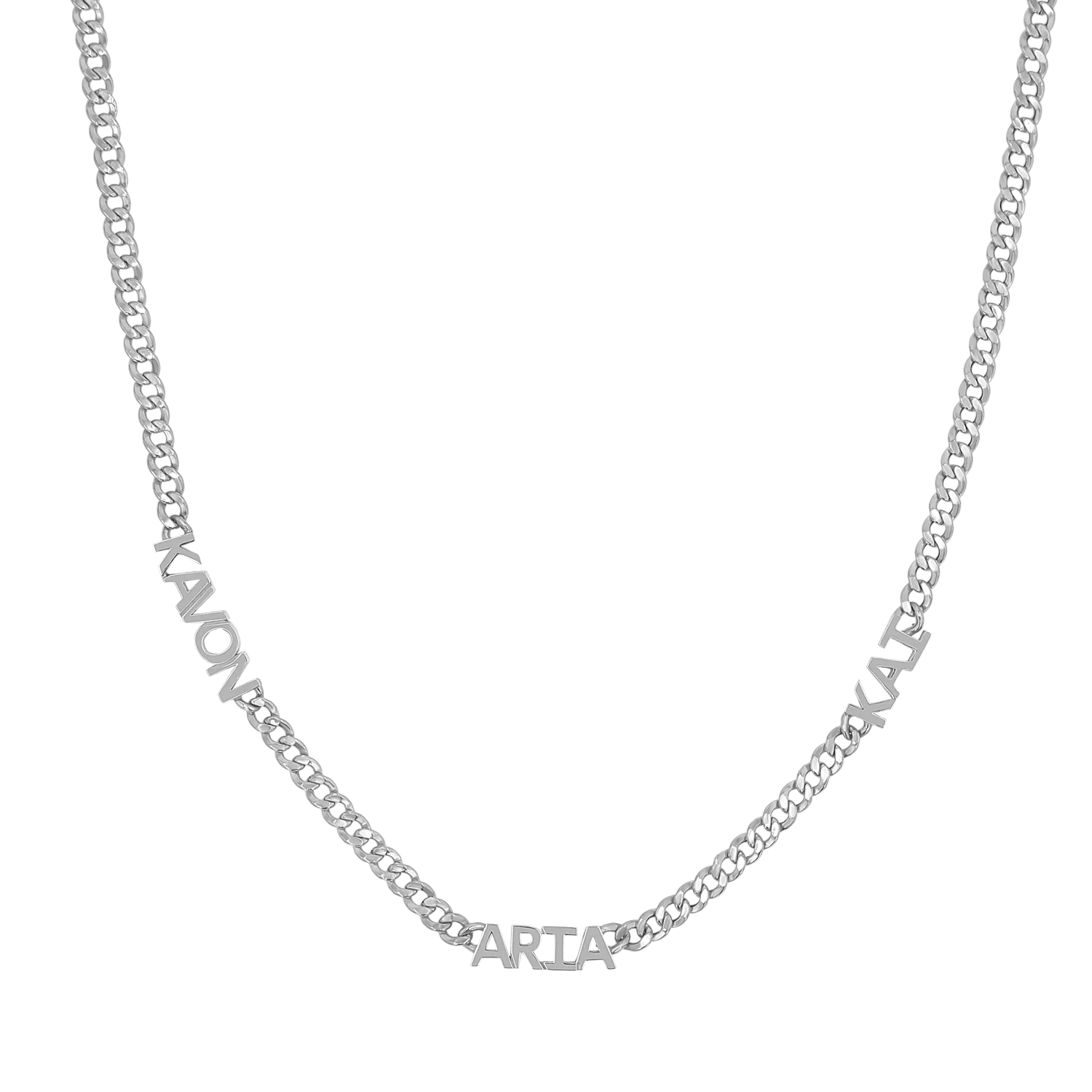 Mini Name Cuban Chain Necklace