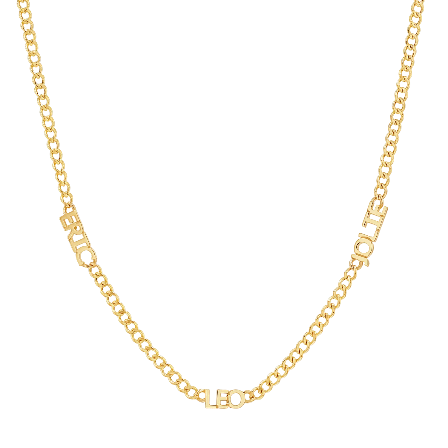 Mini Name Cuban Chain Necklace