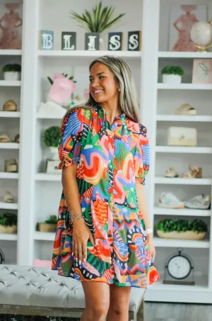 Multi Colored Dress