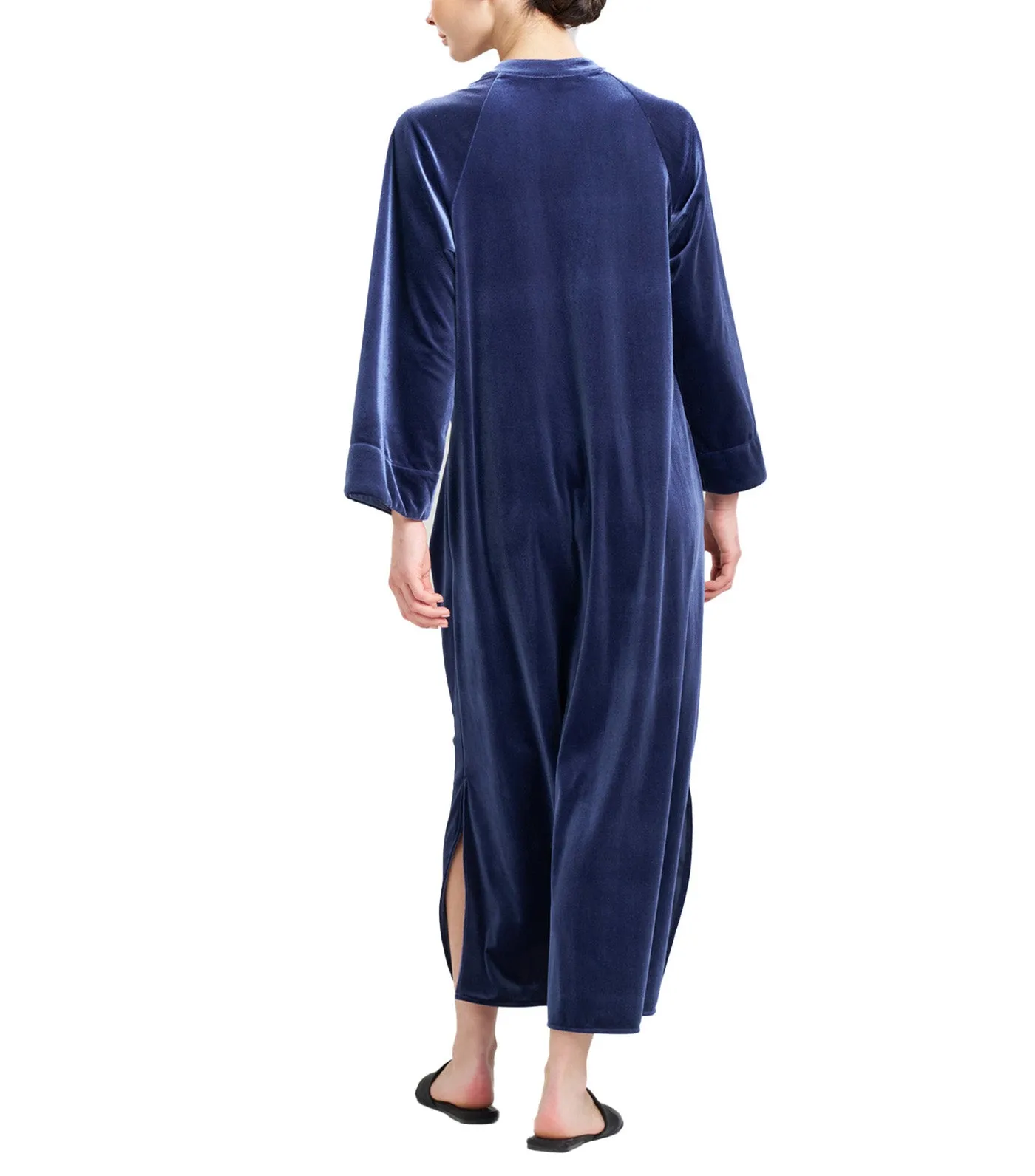 Natalie Mandarin Zip Lounger Midnight Navy