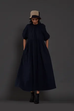 Navy Blue Raglan Dress