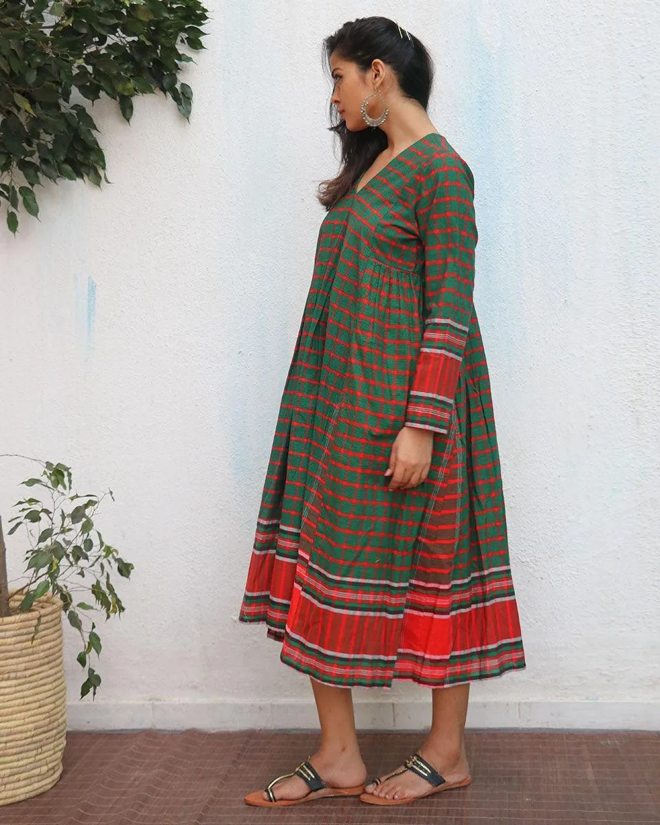 Nisha Gamcha Cotton Dress