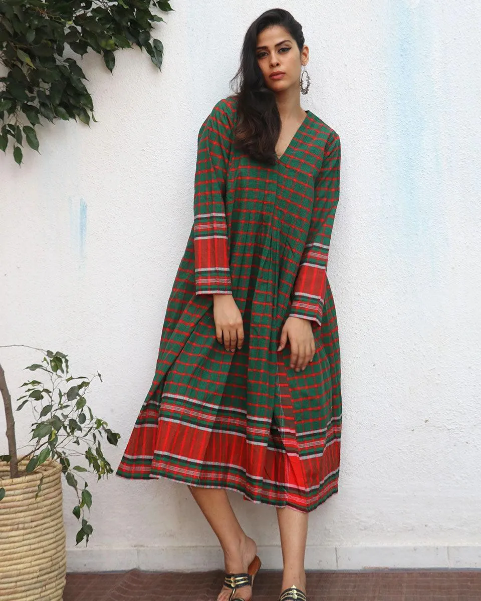 Nisha Gamcha Cotton Dress