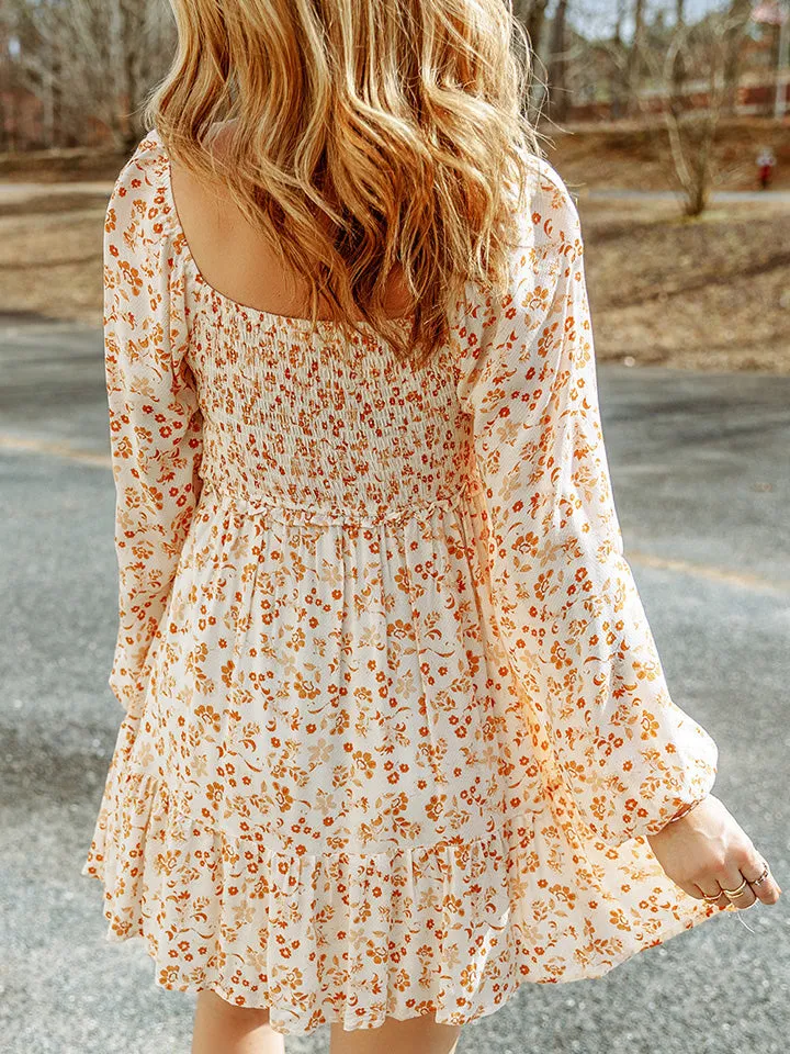 Short Floral Summer Dress