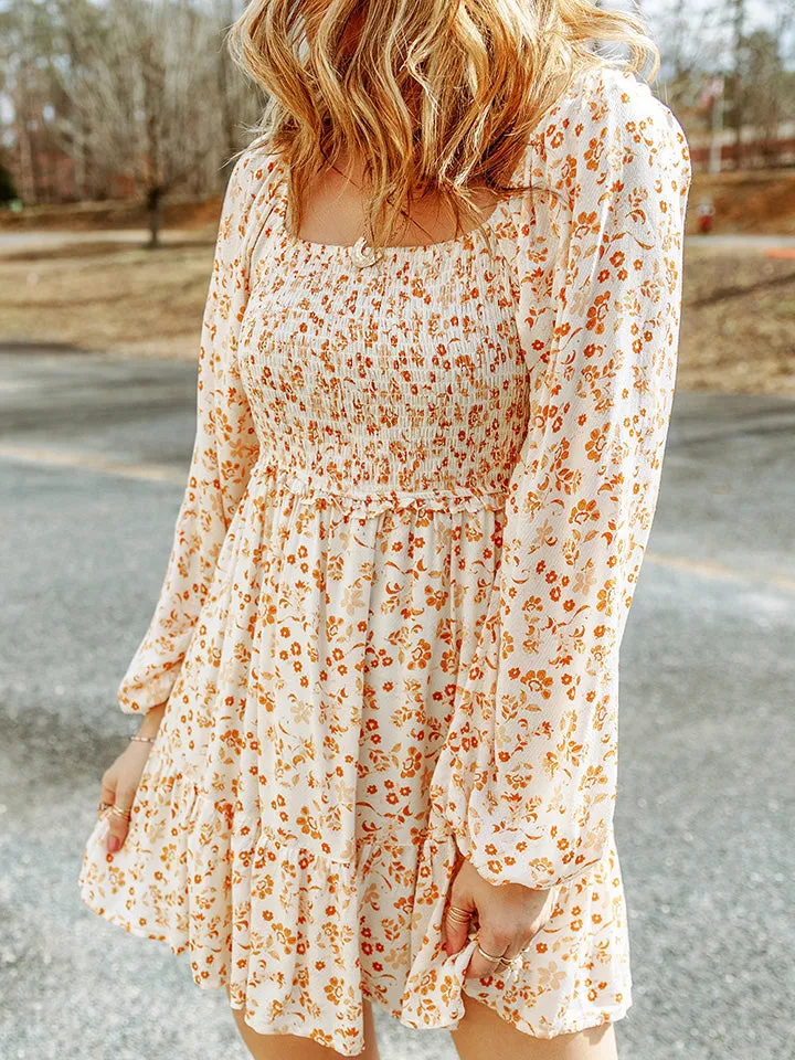 Short Floral Summer Dress
