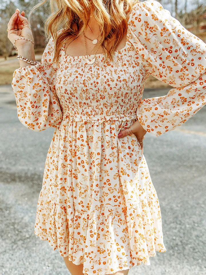 Short Floral Summer Dress