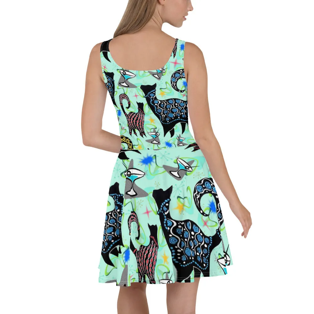 Snobby Cocktails Skater Dress