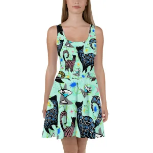 Snobby Cocktails Skater Dress