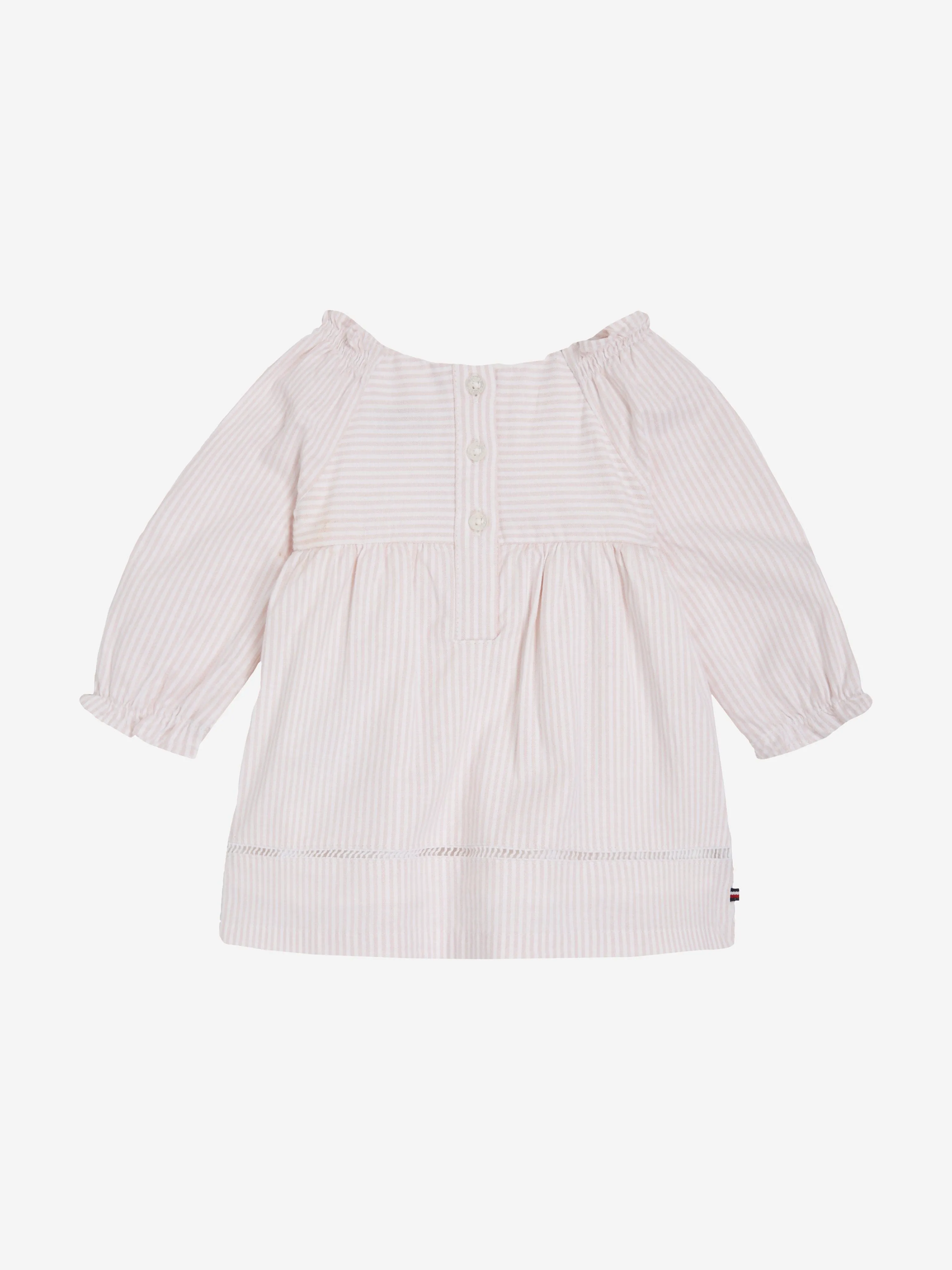Tommy Hilfiger Baby Girls Ithaca Long Sleeve Dress in Pink