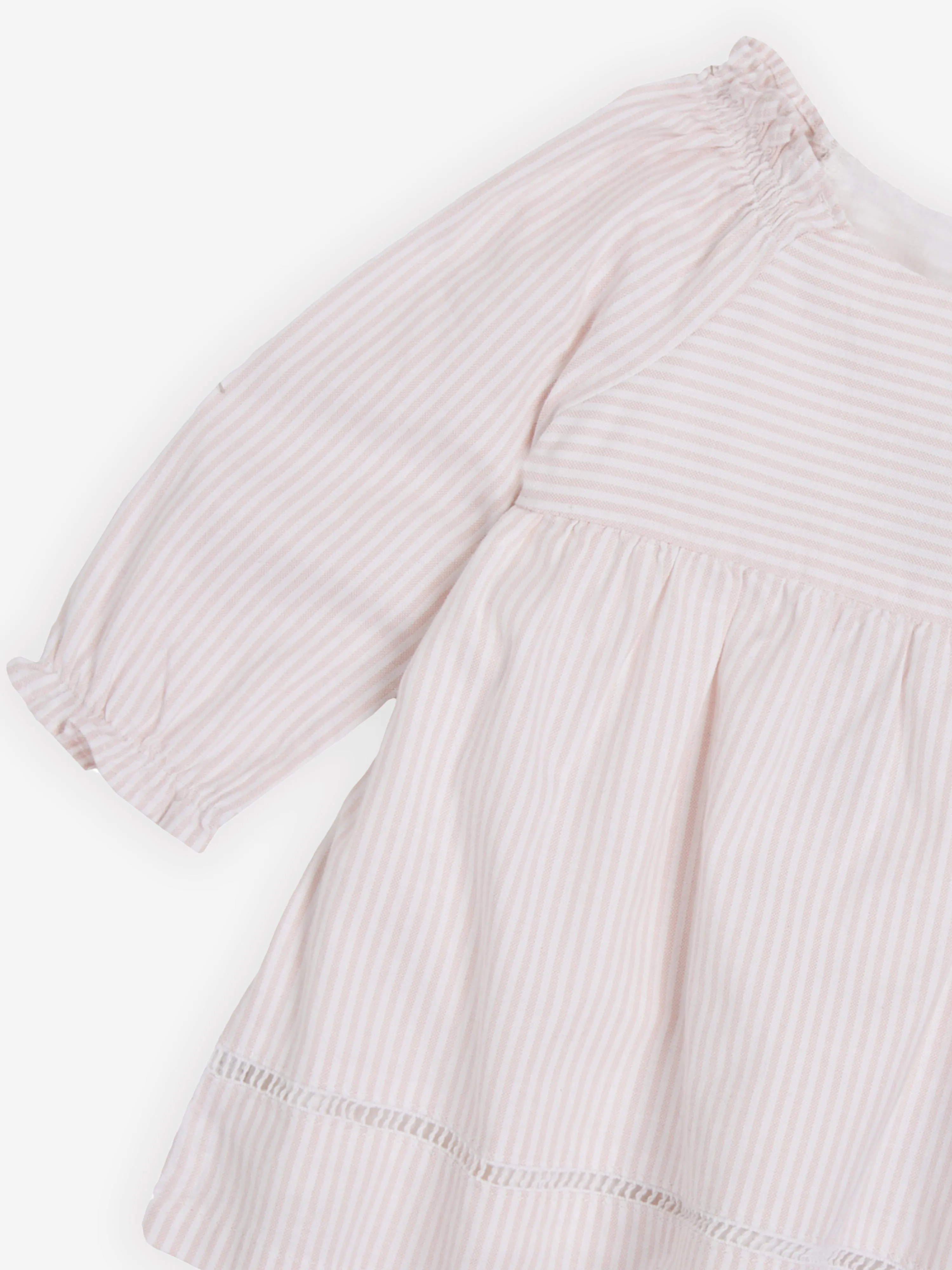Tommy Hilfiger Baby Girls Ithaca Long Sleeve Dress in Pink