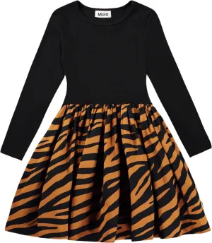 Tween Dresses | Casie Zebra Print Dress | Molo