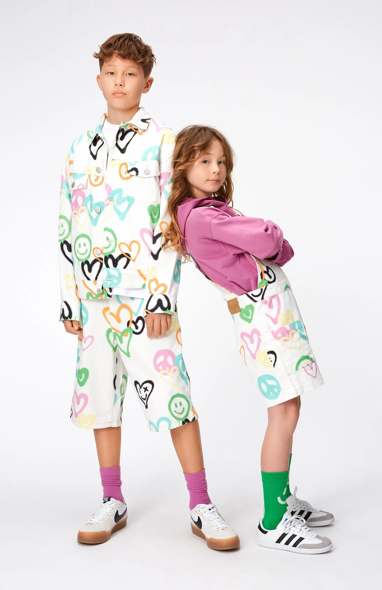 Tween Outerwear | Hedly Hearts Color Jacket | Molor