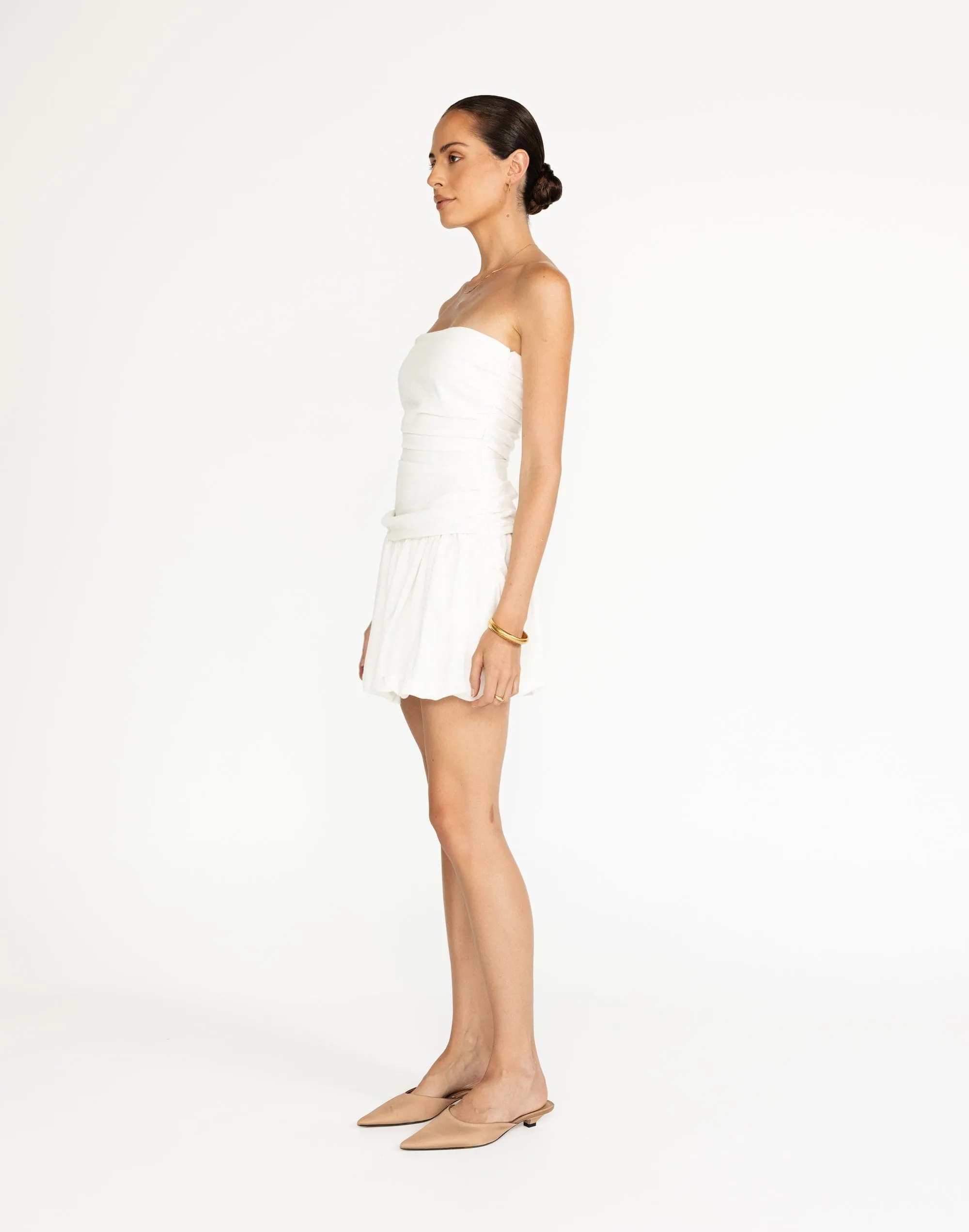 Yagya Mini Dress (White)