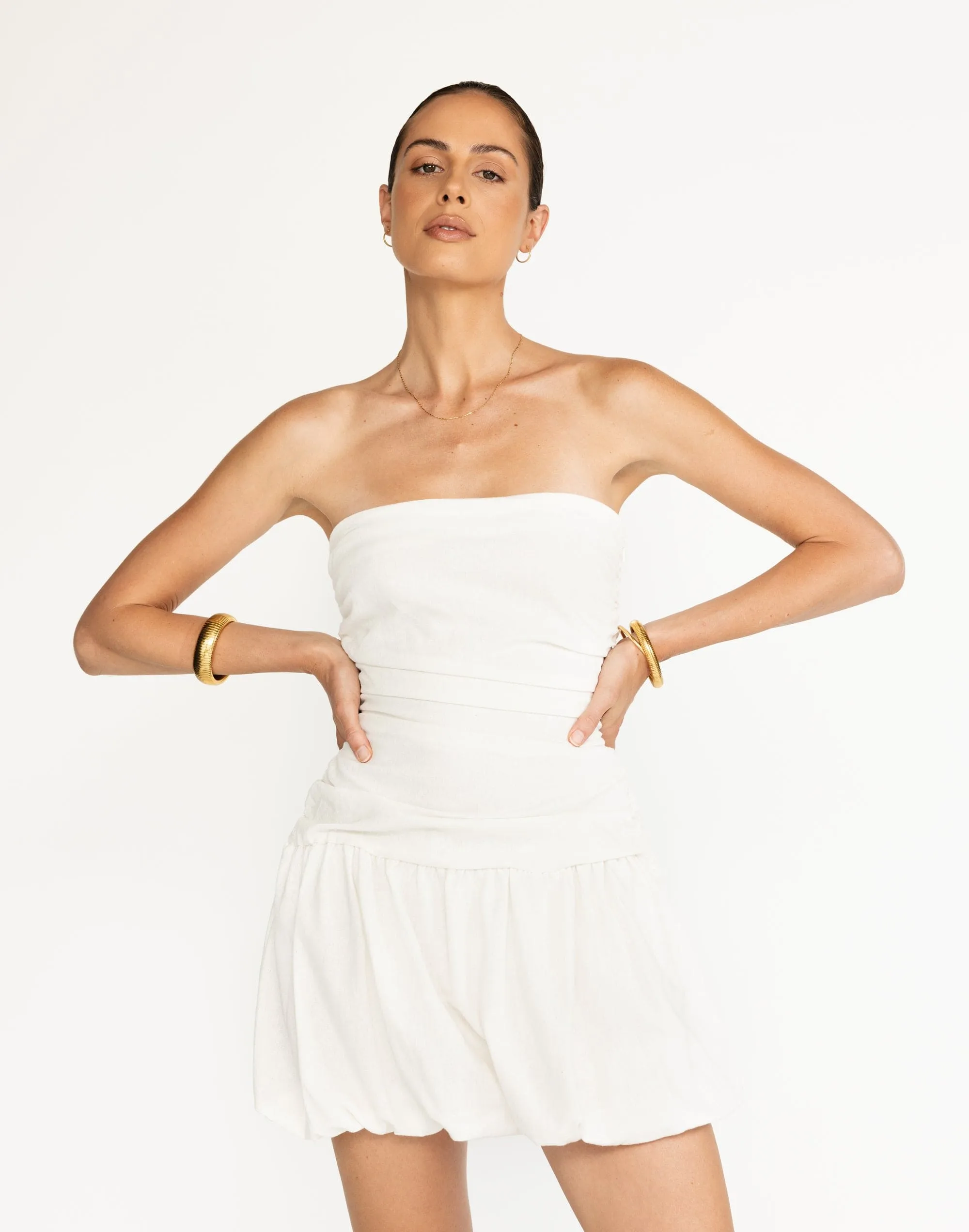 Yagya Mini Dress (White)