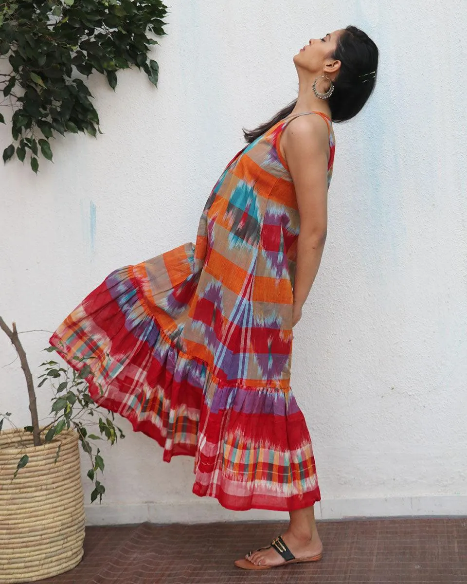 Zarqa Gamcha Cotton Dress