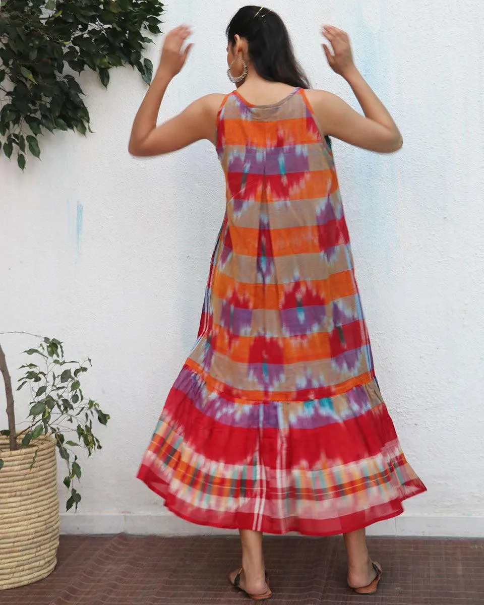 Zarqa Gamcha Cotton Dress